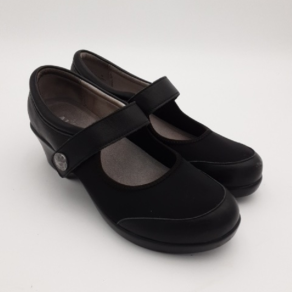 Alegria Black Mary Jane Flats